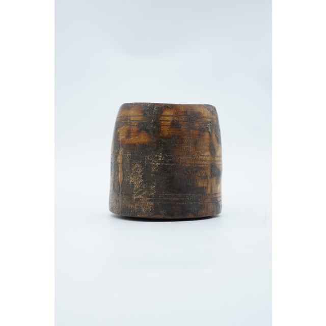 Wood Decorative Vase Elegant Natural Centerpiece for Home Décor For Sale - Image 4 of 6