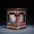 1960s Carved Hardwood Square Brush Pot, Chinoiserie Four Gentlemen Pen Holder For Sale In Los Angeles - Image 6 of 9