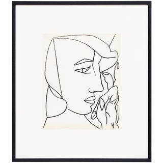 Françoise Gilot, Portrait of a Woman, 1951, Lithograph For Sale