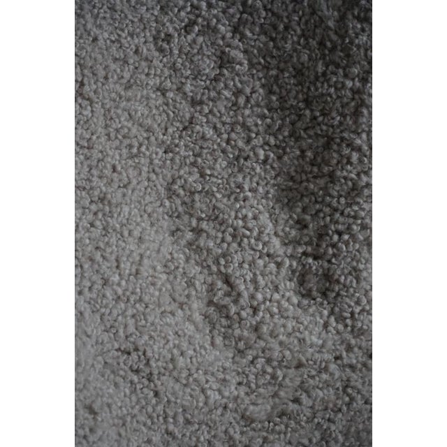 Vintage Lounge Chair in Oak and Shearling Lambswool by Viggo Boesen, 1950s For Sale - Image 13 of 18