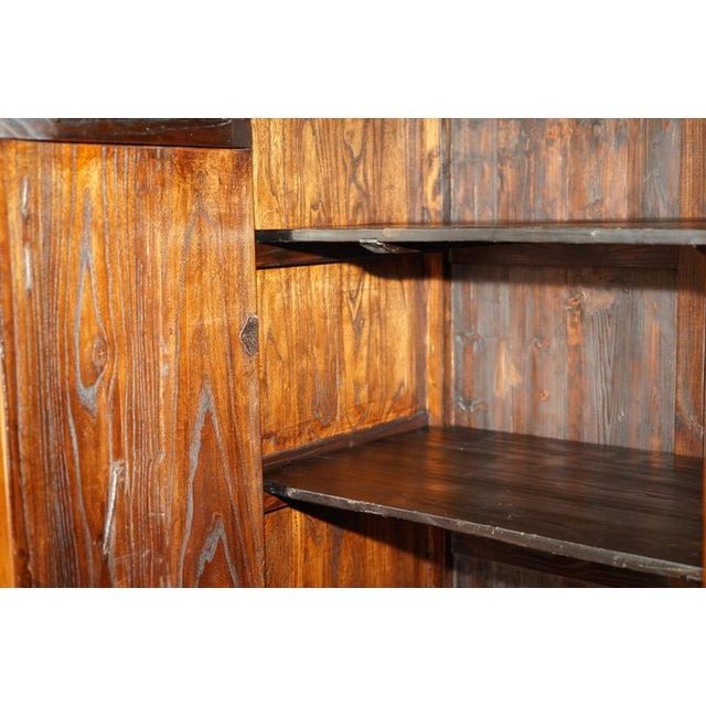 Antique Korean Elm Jang Cabinet with Iron Mounts, 1900 For Sale - Image 17 of 18