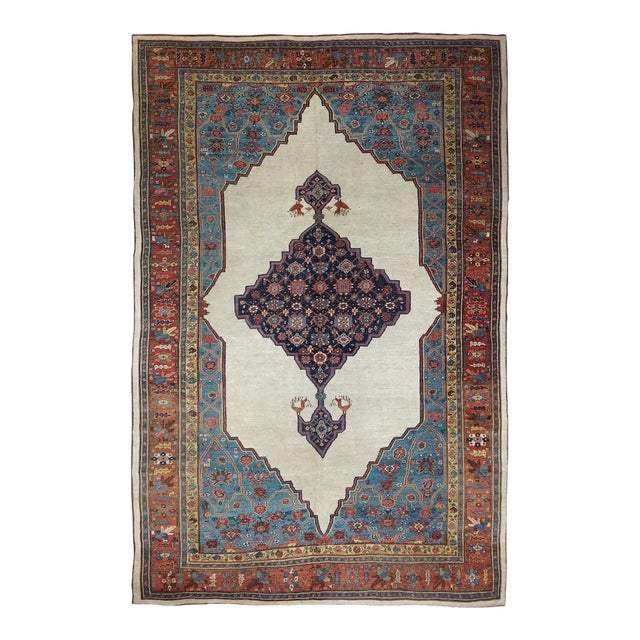 Antique Bidjar Rug 7'8'' x 12'0'' For Sale