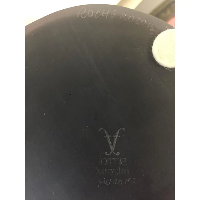 Formia 1980 Italian Vintage Purple Blue White Murano Glass Sleek Design Vase For Sale In New York - Image 6 of 10