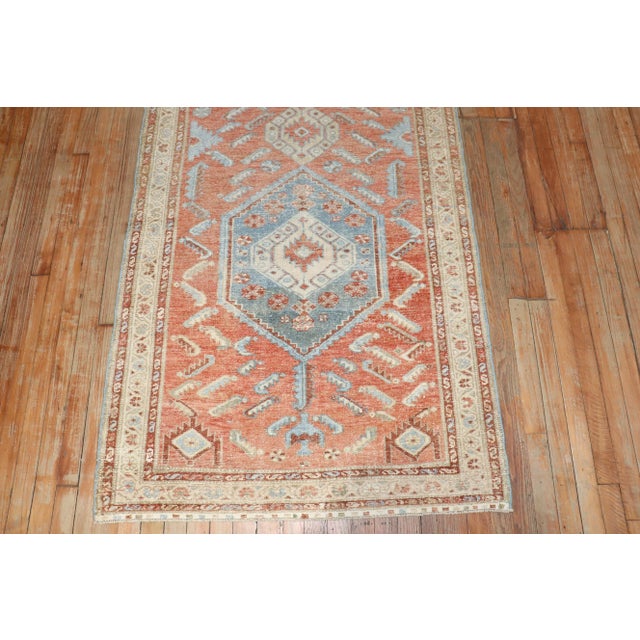 1920s Early 20th Century Tribal Persian Malayer Runner - 3'5" x 10'4" For Sale - Image 5 of 9