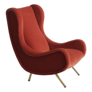 Italian Senior Lounge Chair by Marco Zanuso for Arflex, 1955 For Sale