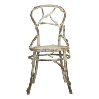 Matthew Izzo Home Faux Bois Side Chair For Sale