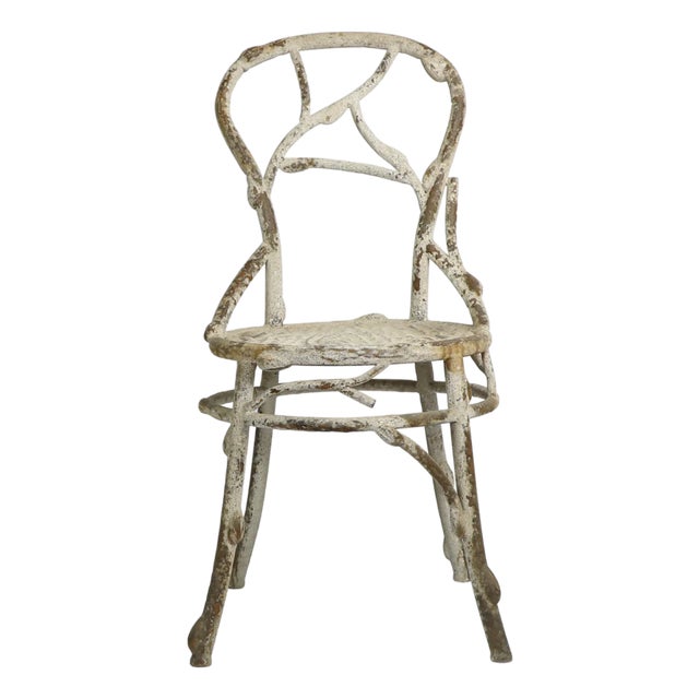Matthew Izzo Home Faux Bois Side Chair For Sale
