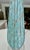 Barbini Murano Blue Copper Ribbed Glass Table Lamp For Sale - Image 16 of 18