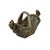 Discover an exquisite masterpiece with this meticulously carved cintage Chinese stone basket, an extraordinary collector's...
