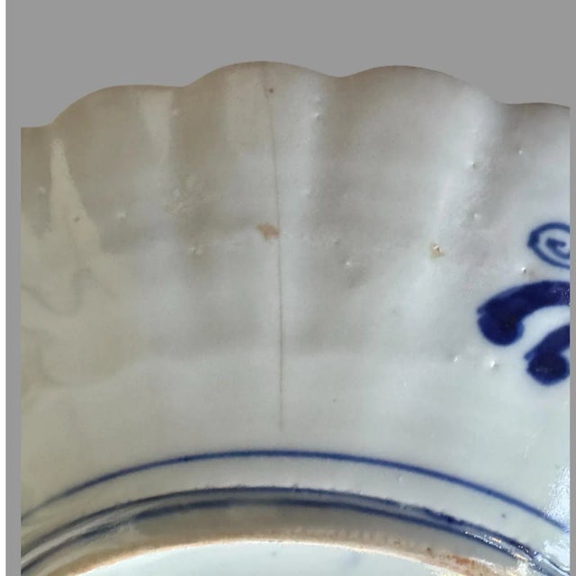 Vintage Early 20th Century Imari Porcelain Floral Decorated Charger Chop Plate For Sale - Image 4 of 6