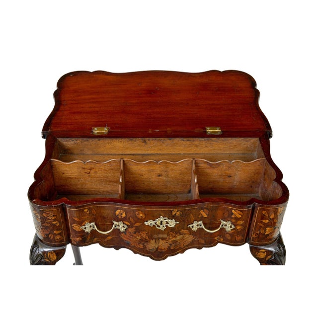 Early 19th Century Antique Dutch Walnut Marquetry Games Table, 1800 For Sale - Image 5 of 15