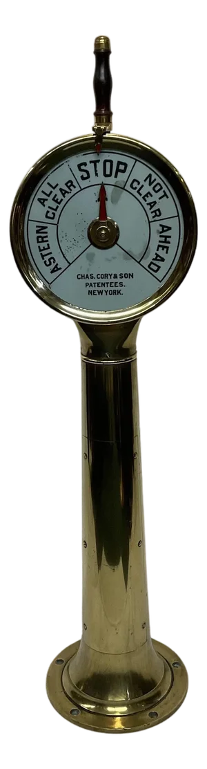 Solid Brass Ships Telegraph By Cory