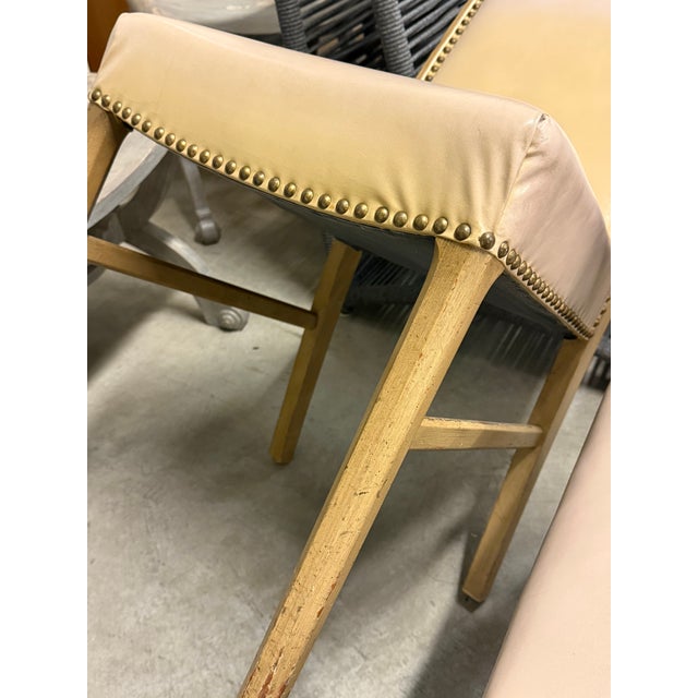Jean-Michel Frank Style Dining Chairs, Set of Four For Sale - Image 12 of 12