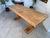 Rustic G2286 Farmhouse Table in Natural Wood, 1970s For Sale - Image 8 of 13