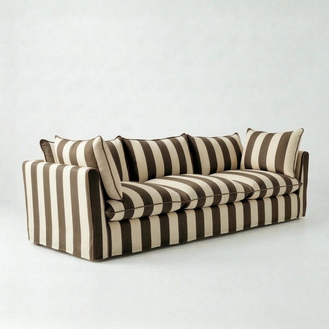 A joyous beautiful sofa made by hand in the USA using natural materials with a large dollop of comfort. 'Tradition with a...