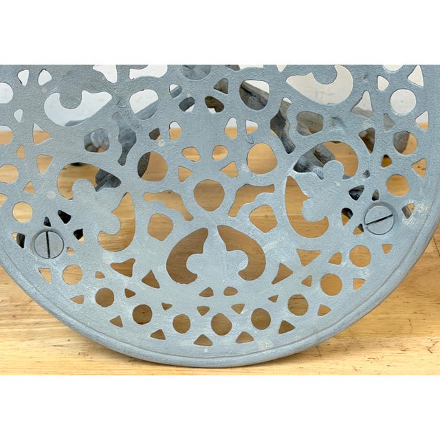 Pair Aesthetic Movement Cast Iron Garden Tabourets / Tables Possibly J.W. Fiske For Sale - Image 13 of 14
