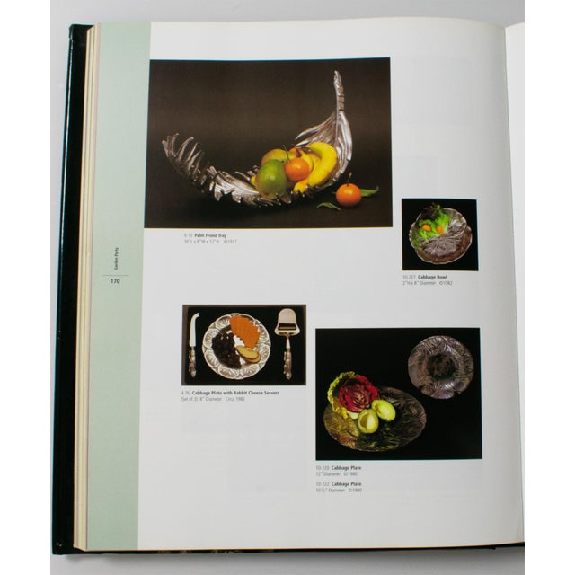 Arthur Court Aluminum Palm Frond Tray Centerpiece, Set of 2, 1977 For Sale - Image 15 of 15