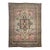 1880's Antique Persian Kerman Lavar "LION VS BULL" Rug 9.2 x 12.5 For Sale