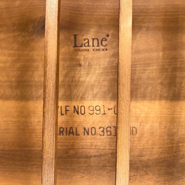 Low Coffee Table in Surfboard Shape by Lane, USA, 1960s For Sale - Image 6 of 9
