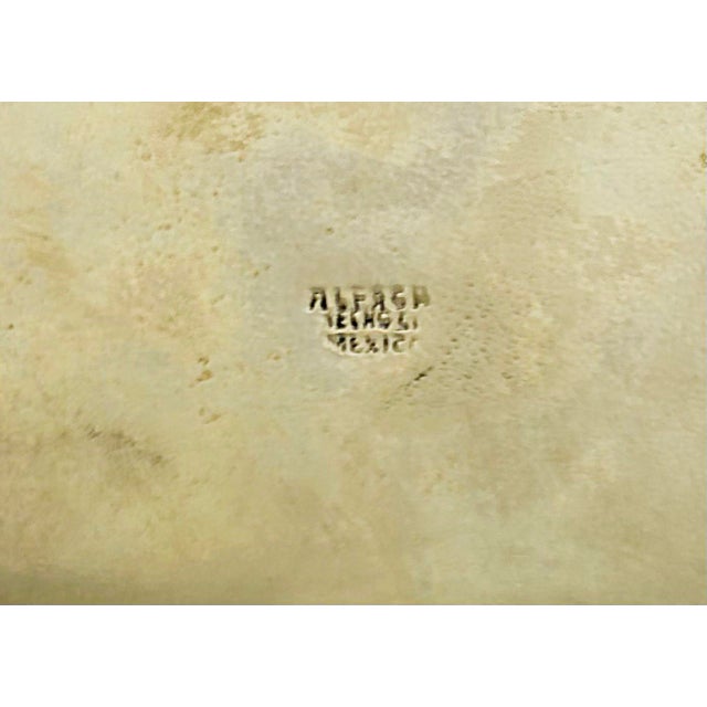 Mid 20th Century Mexican Mid-Century Modern Abalone Shell Box, Alpaca Silver For Sale In Miami - Image 6 of 7