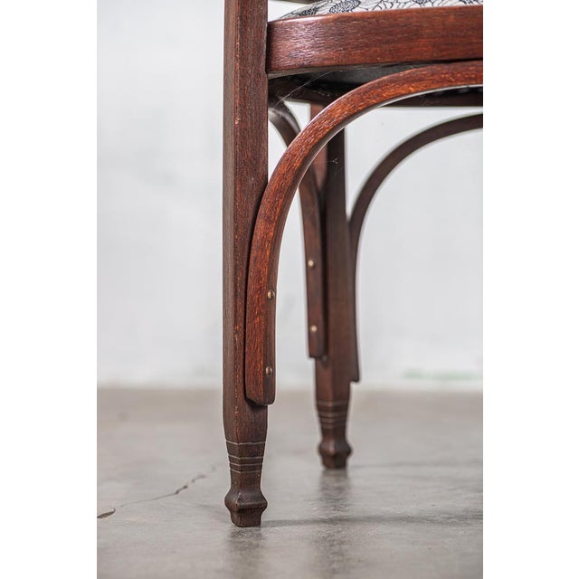 No. 715 Armchairs by Gustav Siegel for Jacob & Josef Kohn, Vienna, Austria, 1905, Set of 2 For Sale - Image 17 of 18