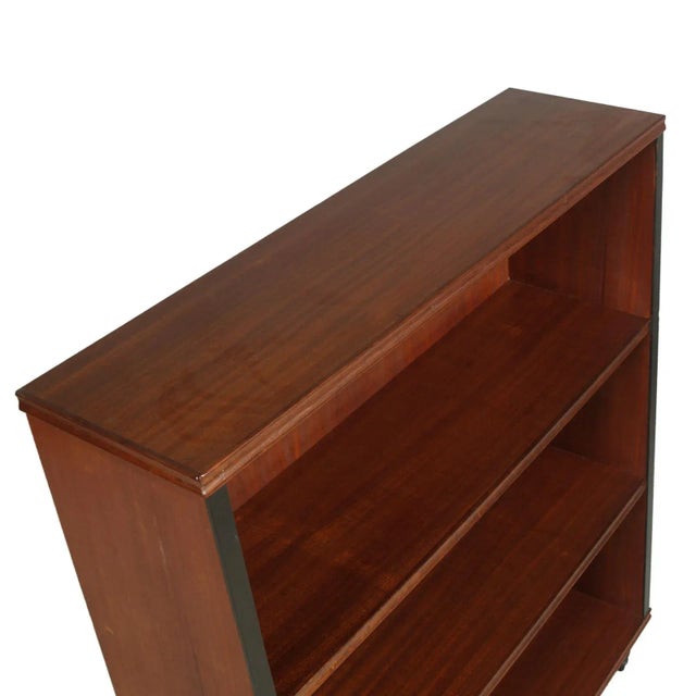 Italian Art Deco Mahogany Bookcase, 1930s For Sale - Image 3 of 10