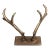 Vintage Bronze Toned Antlers Wall Hanging For Sale
