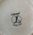 Vintage Labrazel 4 Pc Ceramic Toile Bath Set. Made in Italy by the finest Artisans. Wastebasket, Tissue Holder, Soap...