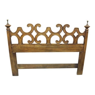 Vintage Henredon Queen Headboard For Sale