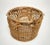 1950s Mid-Century Italian French Riviera Bamboo & Rattan Basket, 1950s For Sale - Image 5 of 16
