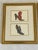 Glass Vintage Antique Chromolithographs in Gold Frames Marie Antoinette Fashion Shoes - A Pair For Sale - Image 7 of 8