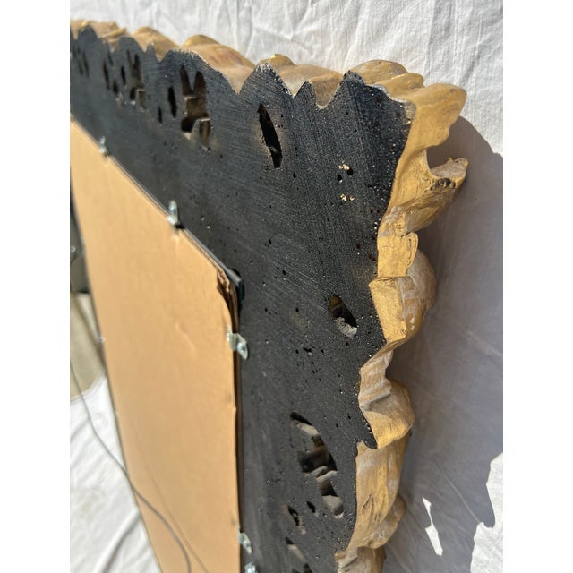 Vintage Florentine Style Shell & Acanthus Leaf Mirror For Sale - Image 16 of 17