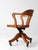 Antique Gunlock Banker's Swivel Desk Chair For Sale - Image 9 of 17