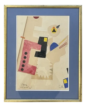 Paul Colin, Cubist Composition, 1925, Gouache