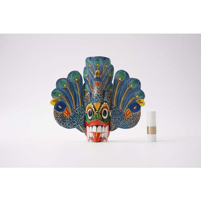 1980s Traditional Wooden Mask, 1970s, Set of 3 For Sale - Image 5 of 14