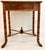 Chinoiserie Antique Aesthetic Movement Faux Bamboo Chinoiserie Style Side Table With Drawer For Sale - Image 3 of 18