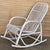 Mid-Century Modern Midcentury White Bamboo Rocking Chairs in the Style of Franco Albini, Italy For Sale - Image 3 of 18
