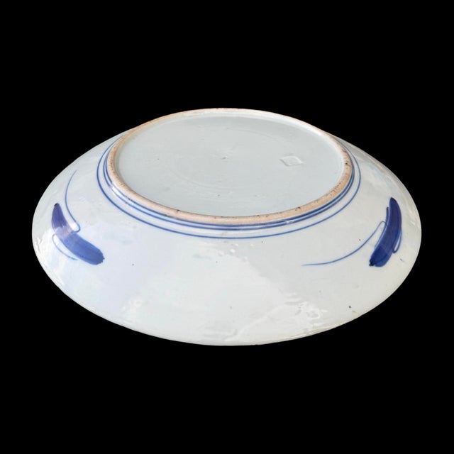 Japanese Antique Japanese Imari Charger Arita Ware Large Kinrande Plate W/ Backstamp For Sale - Image 3 of 7