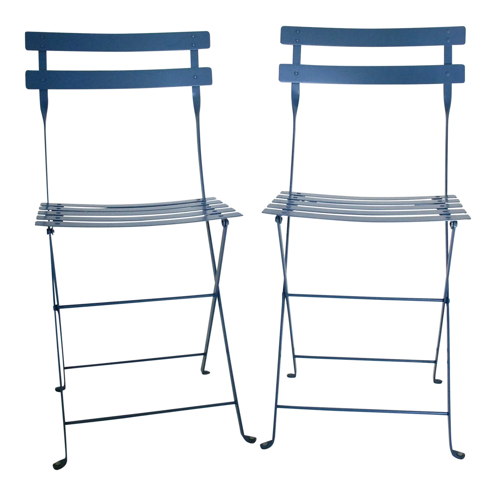 Fermob Metal Bistro Indoor/Outdoor Chairs Set of 2 Chairish