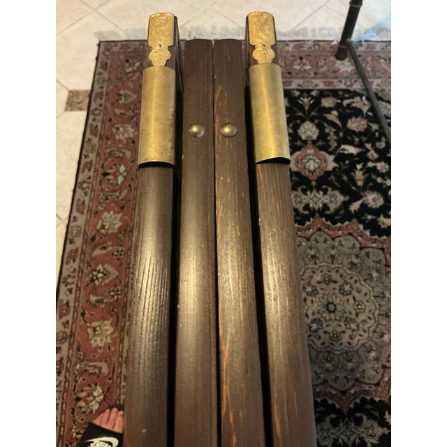 Stunning Japanese Four‑Panel Gilt Screen,Signed For Sale - Image 10 of 12