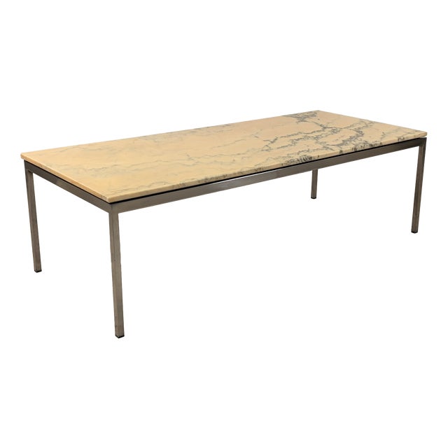 Marble Coffee Table by Florence Knoll for Knoll International, 1970s For Sale