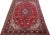 Persian 1960s Vintage Persian Tabriz Handmade Medallion Red Wool Rug For Sale - Image 3 of 7