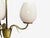 1950s Idman, Finnish Modern, Pendant Light, Brass, Pink Tinted Glass For Sale - Image 9 of 14