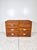 Mid-Century Modern Vintage Woven Rattan Wicker Campaign Dresser For Sale - Image 3 of 12