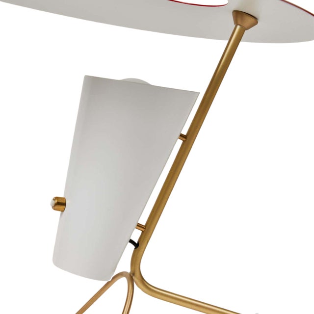 Not Yet Made - Made To Order Pierre Guariche G24 Table Lamp in Sand and White for Sammode Studio For Sale - Image 5 of 5