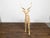 Vintage Midcentury Sculpture of a Walking Stag with Antlers and Natural Patina For Sale - Image 9 of 12