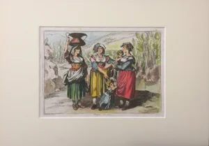 Donne Tirolesi - Original Etching - 1809