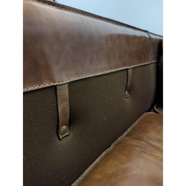 Animal Skin 2-Seater Sofa in Leather from Roche Bobois, 1980s For Sale - Image 7 of 8