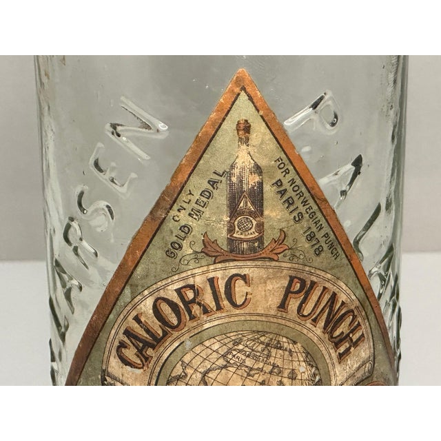 French Antique Caloric Punch Liqueur Bottle: P. A. Larsen Paris 1878 For Sale - Image 3 of 10