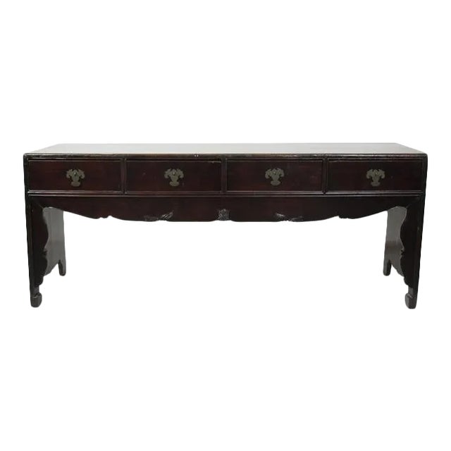 1920s Chinese Low Tianjin Console Table For Sale